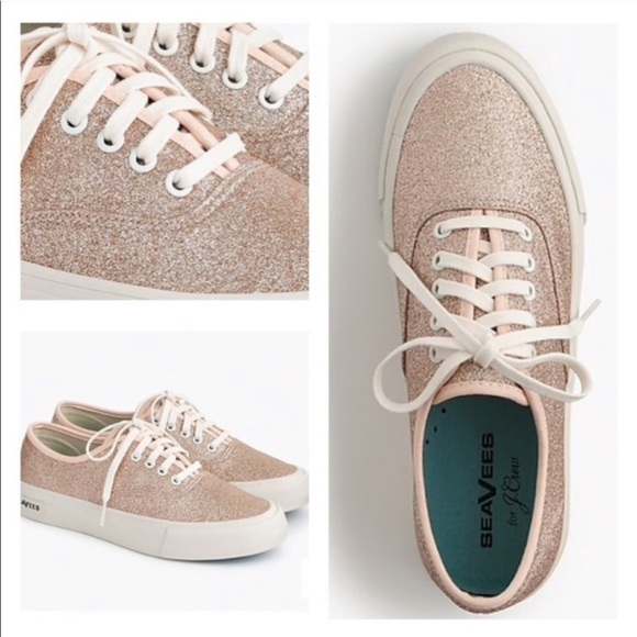 J. Crew Shoes - J.Crew SeaVees Legend Sneaker Glitter pink
